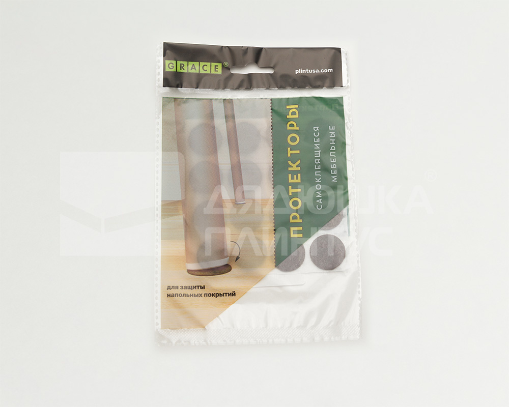 Протекторы фетровые ГРЕЙС 22мм Коричневый