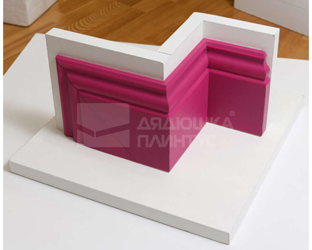 Плинтус из полистирола высокой плотности NMC Wallstyl IL10 Белый