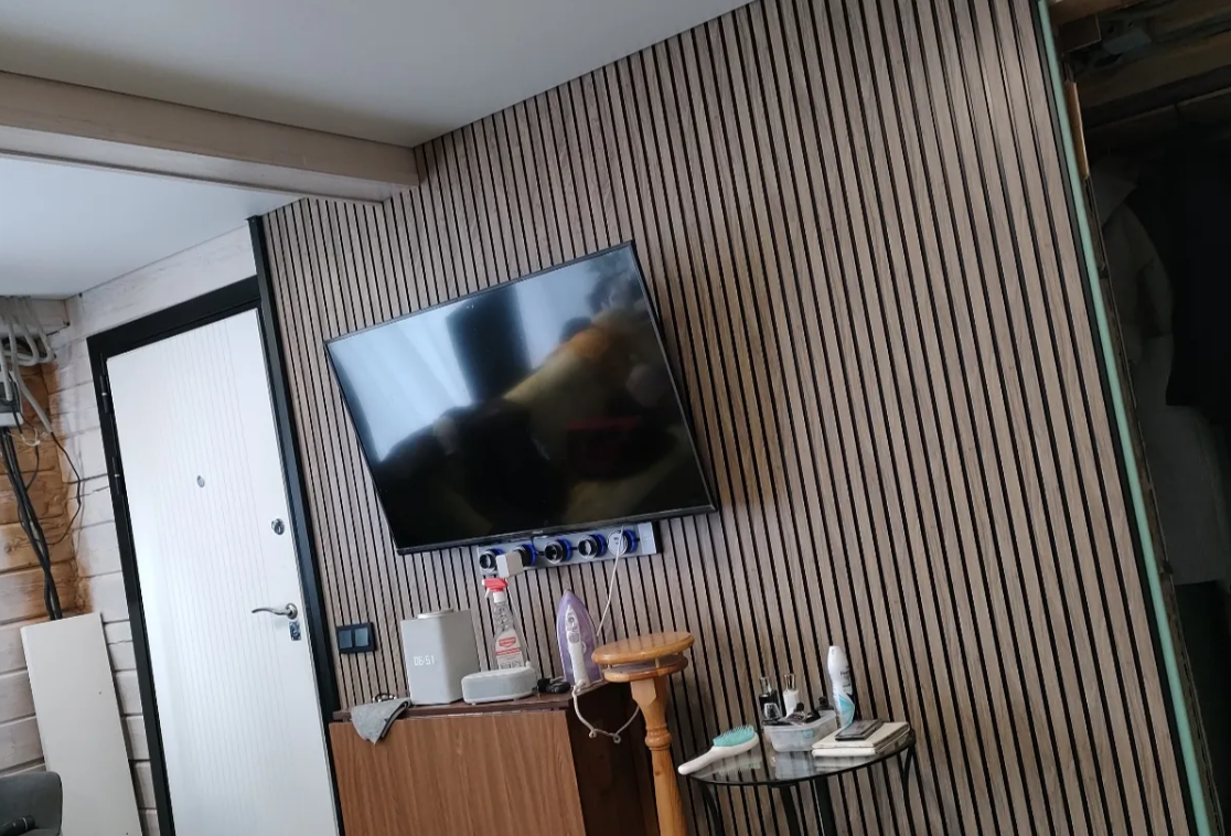 Панель вспененный полистирол ГРЕЙС 3D RAIL 120*2700 мм. Дуб антик