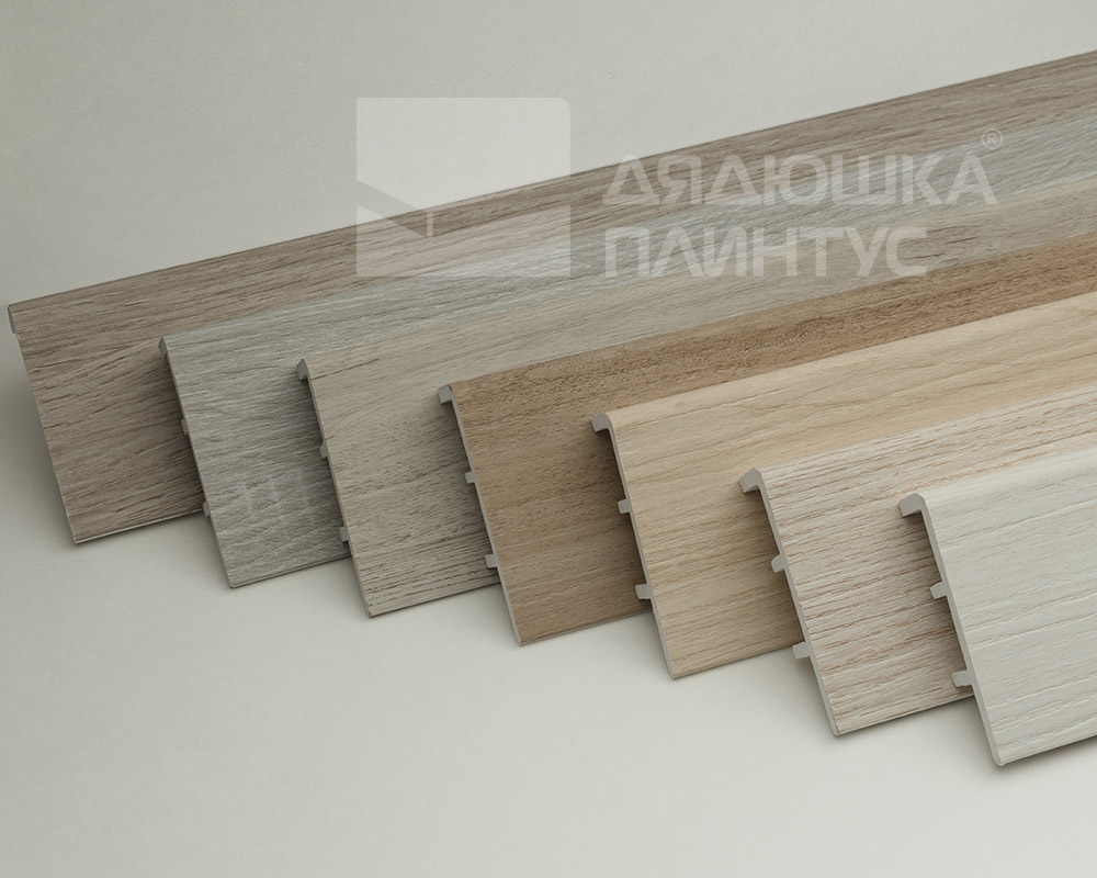 Плинтус ПВХ Рико Концепт 80мм 2,2м 80127