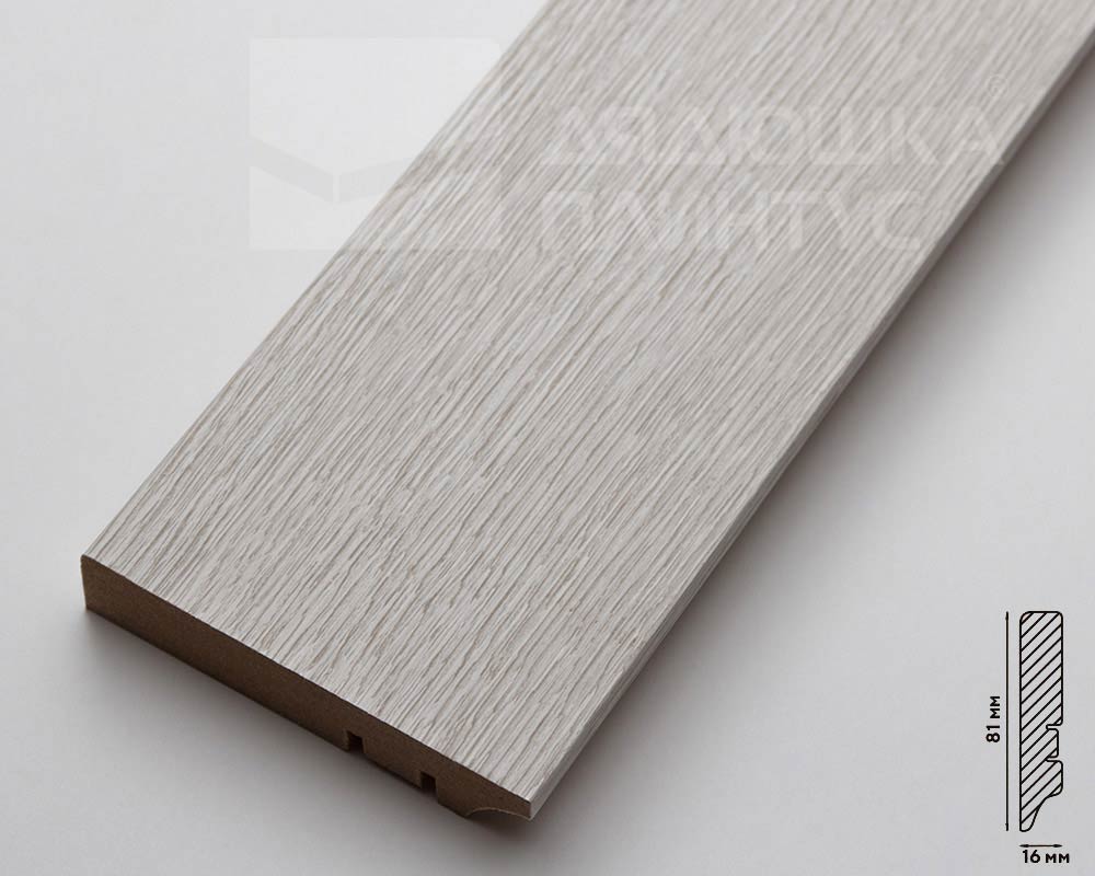 Плинтус МДФ Волшебная палочка. Гарден .203 Дуб белый