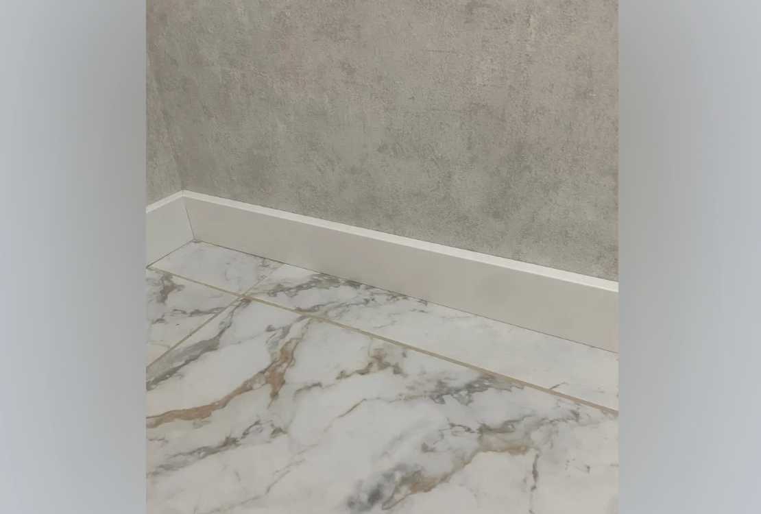 Плинтус МДФ Smartprofile Paint 60 Белый