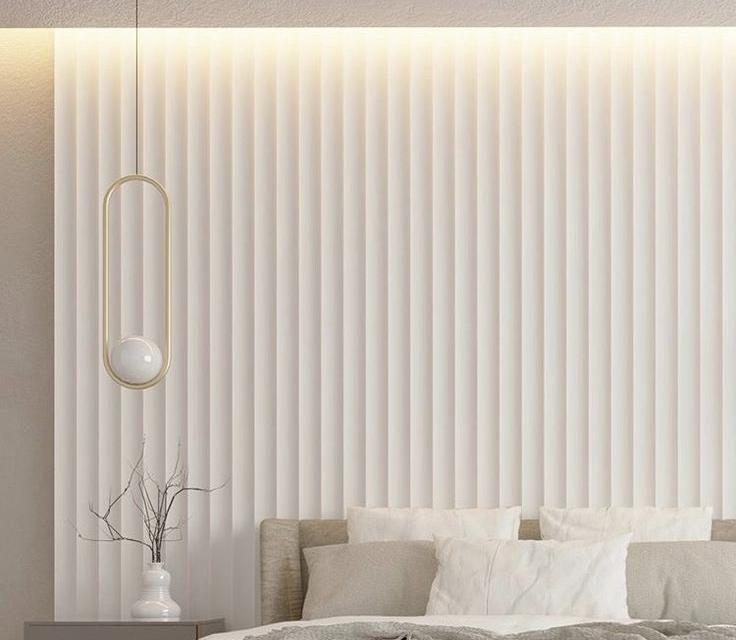 Стеновая панель 3D СОЛИД 4 UHD 07/130 130*2800 белая