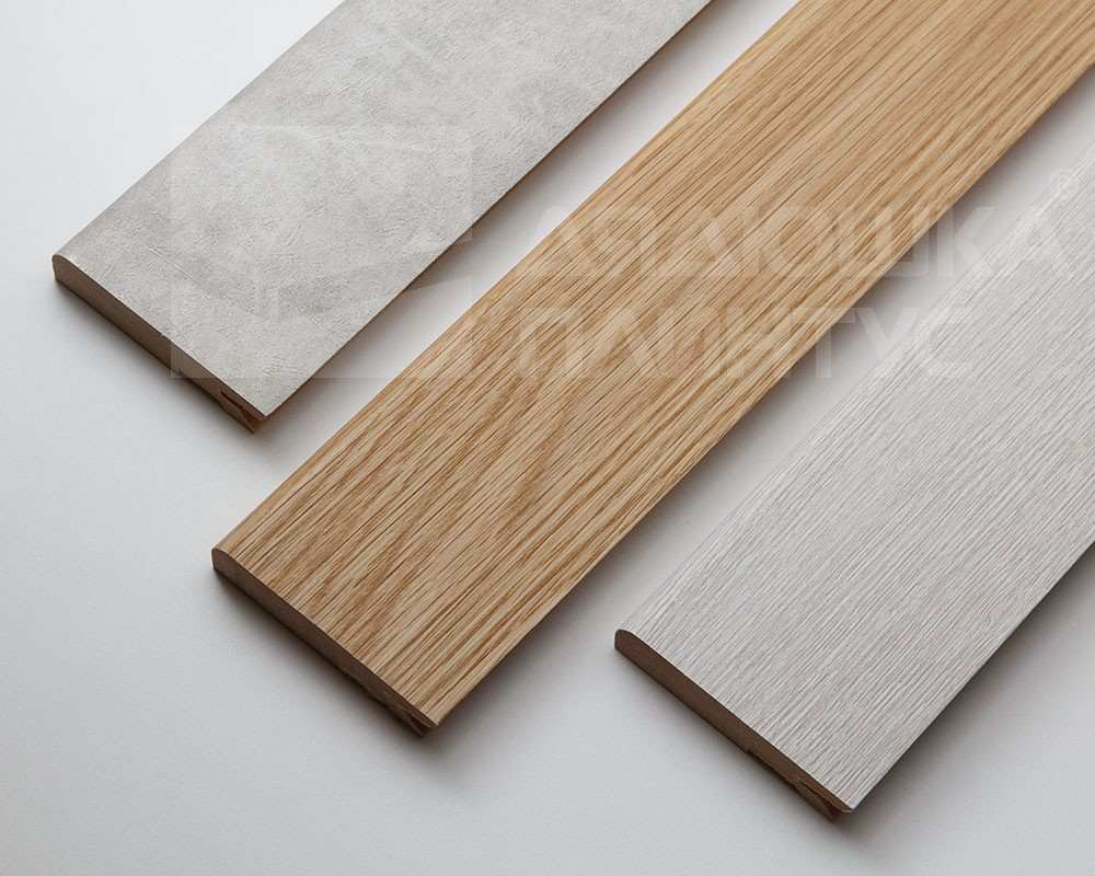 Плинтус МДФ Лука Пл 80МДФ.2700.Point line 24040 Дуб кантри белый