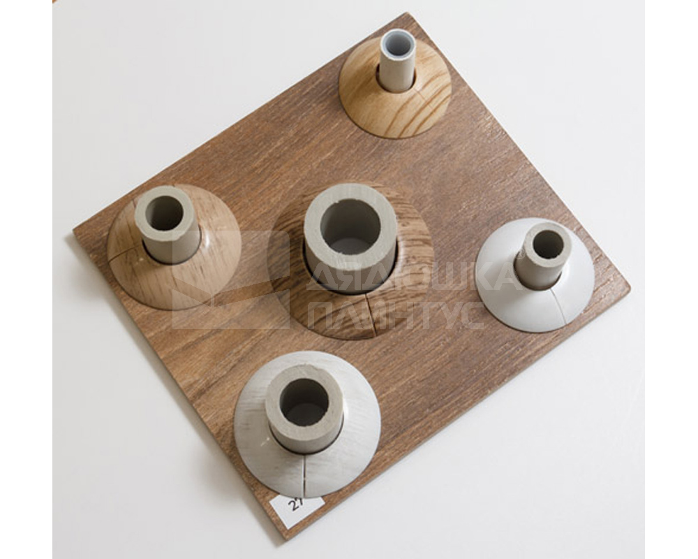 Розетта для труб ПВХ Cezar D22 M137 Дуб риверсайд