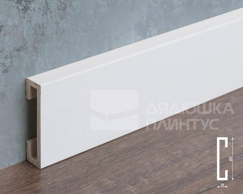 Молдинг Волшебная палочка MSST 101 60*15*2000 Белый под покраску