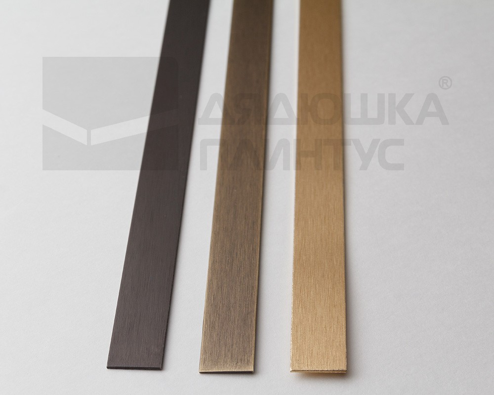 Полоса (латунь/патина средняя, 3 000х15х1)