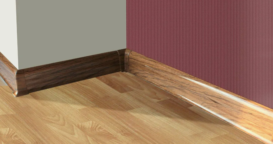 Плинтус ПВХ Волшебная палочка 58мм 2,2м 5815