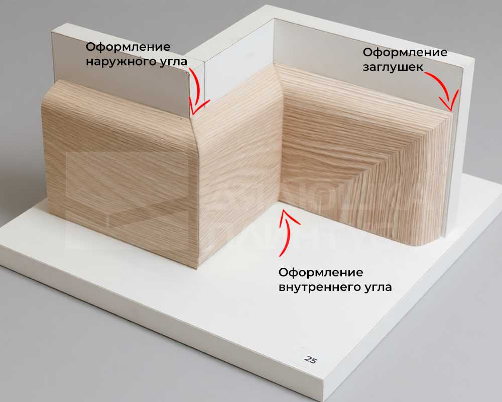Плинтус МДФ Smartprofile Strong 80М Дуб серена лаваджио