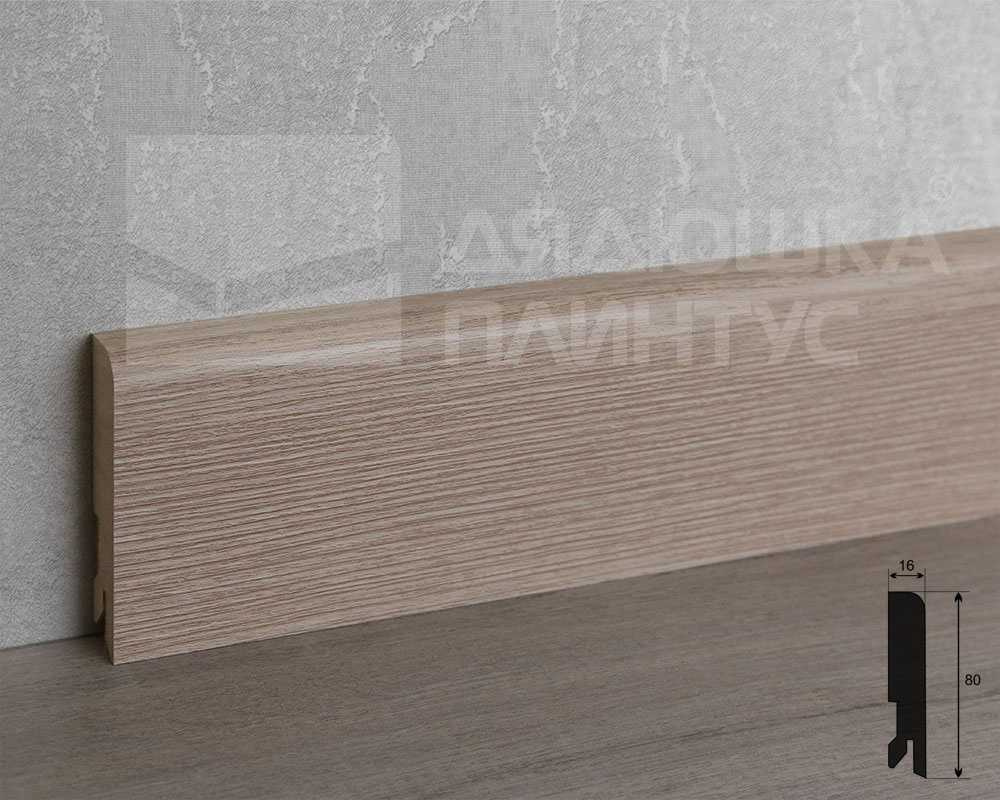 Плинтус МДФ Лука Пл 80МДФ.2700.Point line 24049 Дуб прованс