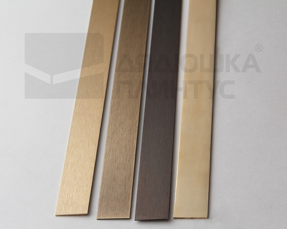 Полоса (латунь/патина средняя, 3 000х15х1)