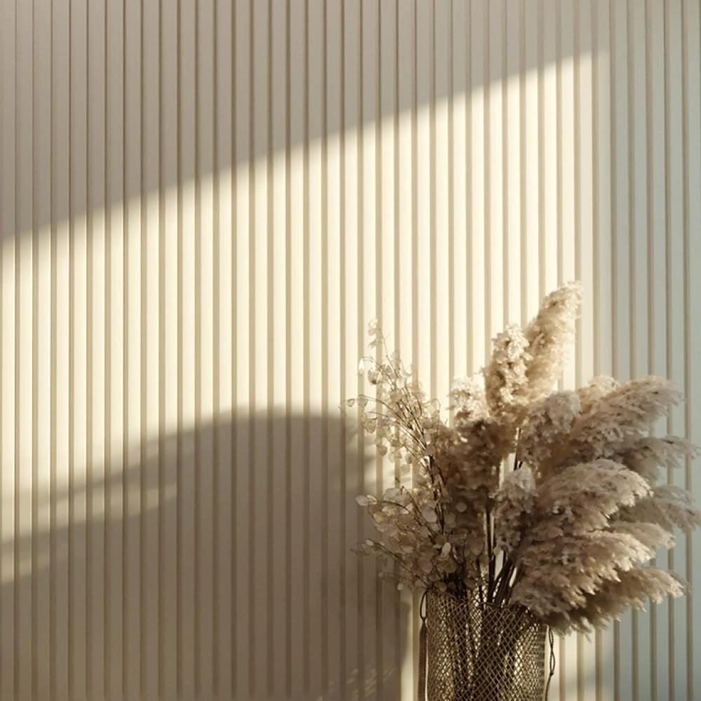 Стеновая панель 3D СОЛИД 4 UHD 01/130L 130*2800 белая