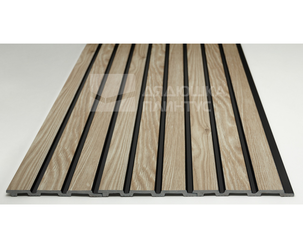 Панель вспененный полистирол ГРЕЙС 3D RAIL 120*2700 мм.  Ель