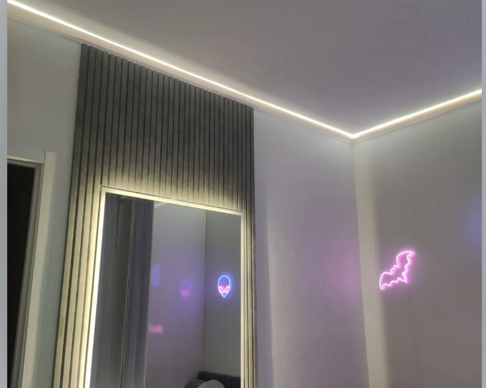 Молдинг NMC W1 55*20*2000 Белый под покраску