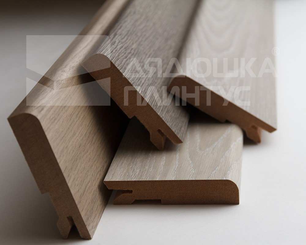 Плинтус МДФ Лука Пл 100-1МДФ.2700.Point line 24054 Филадельфия графит