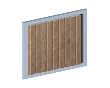 Панель LV124 BR416 HI WOOD 120,0мм х 12,0мм х 2,7м